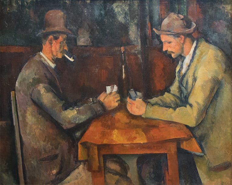 Los jugadores de cartas de Paul Cézanne