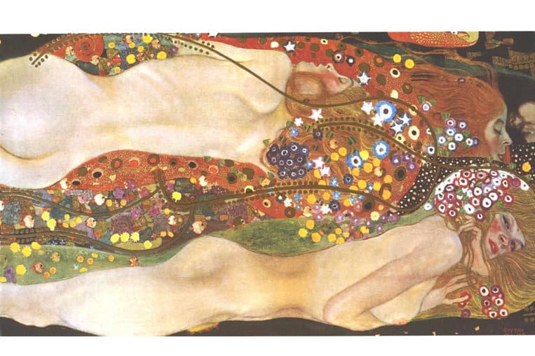 Serpientes de agua II de Gustav Klimt